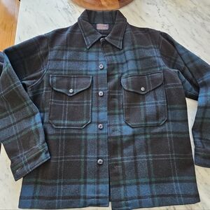 Pendleton Vintage Wool Shirt Jacket Mens Size Medium